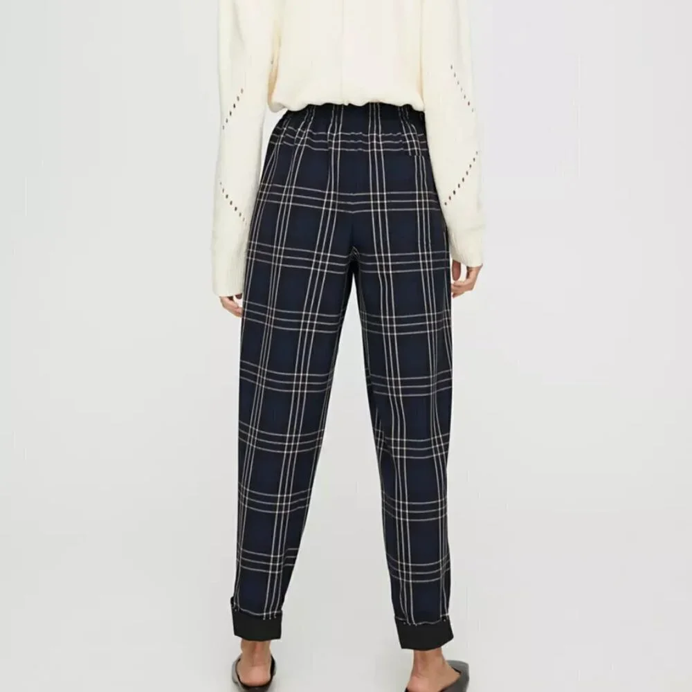 Aritzia Wilfred Soleste Pants- High Waisted Drawstring Pant - Picture 5 of 16